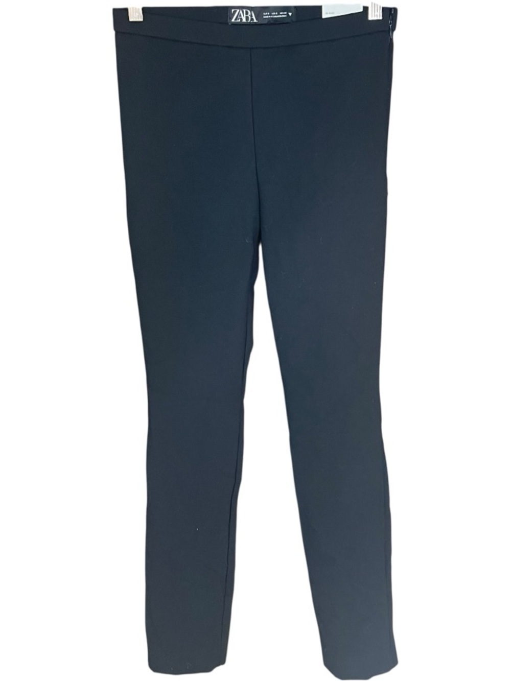 Zara Hi-Rise Trouser Leggings Slacks Black